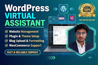 be your wordpress virtual assistant for web management and SEO