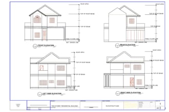 redraw PDF sketches into autocad drawings