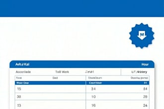 do fast data entry, PDF to excel, copy paste and excel work