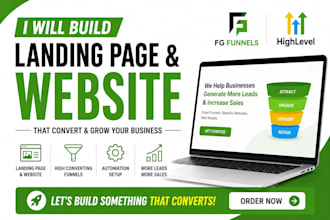fg funnels landing page fg funnels websites clone gohighlevel funnels automation