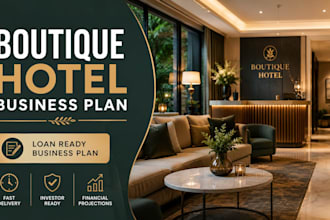 boutique hotel business plan loan ready financial projections occupancy forecast