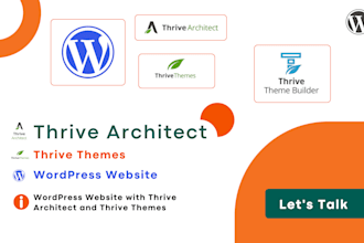 design wordpress website using thrive architect thrive themes