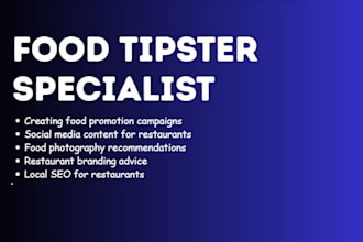 recommend food recipes for your local dishes