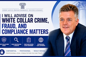 advise on white collar crime, fraud, and compliance matters