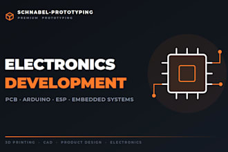 develop your custom electronics, pcb and arduino project