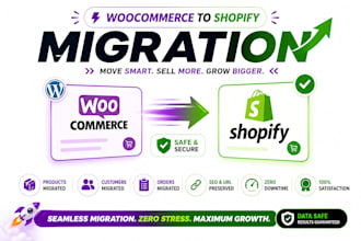 shopify migration migrate woocommerce to shopify with seo woocommerce website