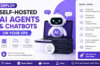 setup a self hosted ai agents and chatbots on your vps