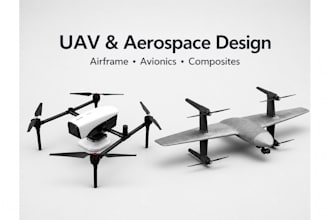 design complete manufacturing ready uav, vtol and drone