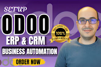 setup odoo erp, CRM, sales pipeline, automation, leads and business workflows