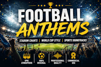 produce a world cup style football anthem for your team