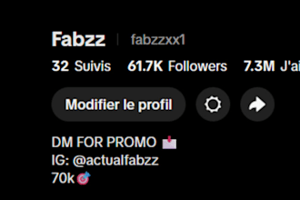 promote your song on my tiktok page