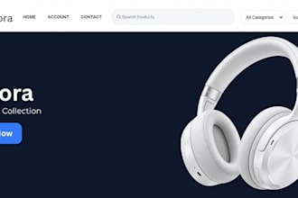 build a responsive ecommerce website with admin dashboard