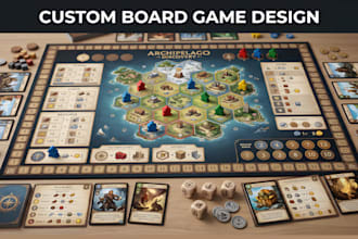 design custom board game card game tabletop game board game design card design