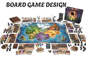 design custom board game card game tabletop game board game design card design