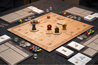 develop board game, board game design, card game development for kickstarter
