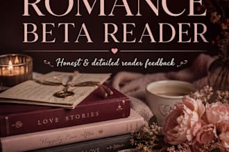 provide honest feedback for your romance novel