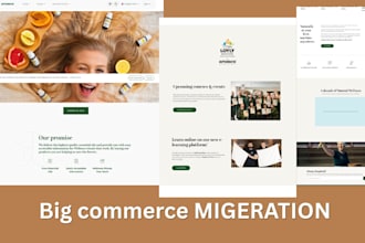 migerate transfer site  to big commerce woocommerce