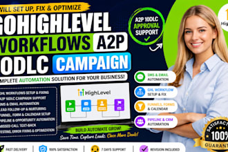 be your long term gohighlevel expert ghl workflow a2p 10dlc approval campaign