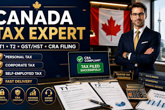 file canadian personal tax t1 corporate tax t2 and gst hst