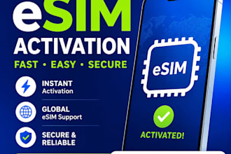 set up and activate your esim with unlimited support for iphone and android