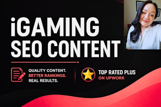write igaming content that ranks and sounds nothing like ai
