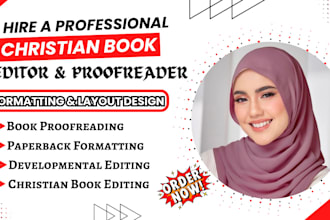 expertly proofread christian book editor format fiction novel kdp book editing