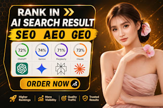 rank website in chatgpt and gemini with aeo, GEO and off page SEO backlinks
