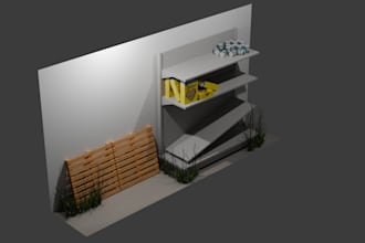make 3d back drops