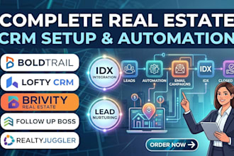 setup boldtrail lofty crm, brivity real estate crm, follow up boss realtyjuggler