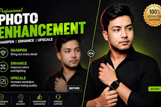 upscale your image improve quality and enhance image or photo