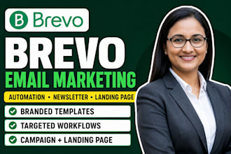 setup brevo automation newsletter email campaign brevo landing page