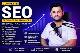 teach SEO course online with 1 on 1 coaching and mentorship