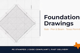 foundation drawing slab pier beam design for texas permits