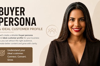 create a detailed buyer persona and ideal customer profile