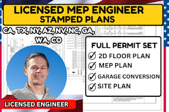 usa permit approval, licensed engineer, structural, mep, roof framing,pe stamp