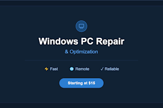 fix your slow windows PC remotely