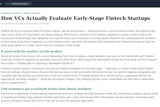 write SEO finance, fintech and investing blog articles
