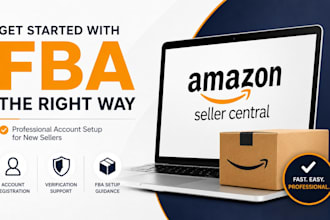 register and setup your amazon fba seller account professionally