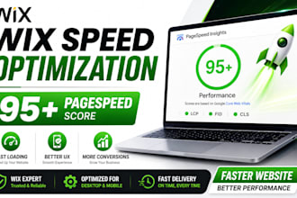 improve wix website speed and performance optimization