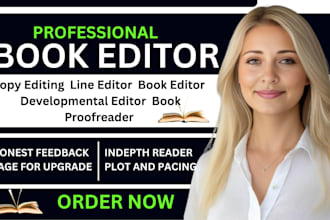 copy edit, line edit novel book proofreading to kindle publishing standard