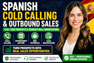 be your spanish sales representative for cold calling outreach