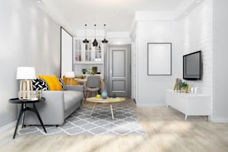 professionally edit real estate photos with hdr enhancement and sky replacement