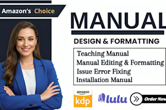 do manual editing and formatting installation manual teaching training manual