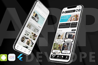 build a mobile app using flutter and mvp for ios and android