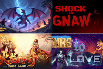 draw steam capsule art game banner artwork 2d game poster steam header capsule