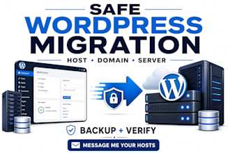 migrate your wordpress website safely to a new host