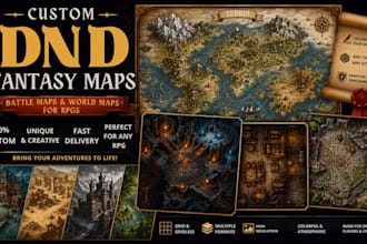 create custom dnd fantasy maps battle maps and world maps for rpgs