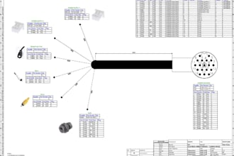 design robot wire harnesses and cable routing for robotic systems