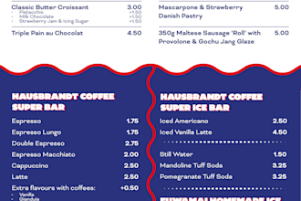 design print or digital menus