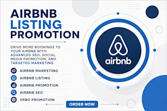 create airbnb marketing listing optimization promotion SEO and vrbo promotion